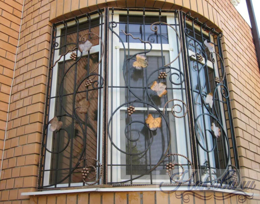 Кованые решетки на окна каталог от Наковали
